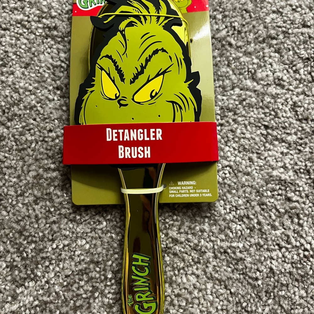 Dr. Seuss Grinch Detangles Brush - Green and Red
